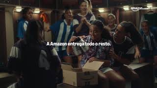 AMAZON, FÃ E APOIADORA DO FUTEBOL FEMININO.