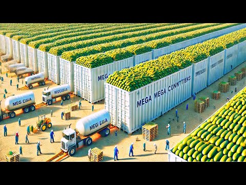 How Pickles Are Made - Greenhouse Cucumber Growing Technology - Cabbage Harvest & Processing Process