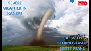 LIVE STORM CHASER: Severe Weather Coverage For Kansas