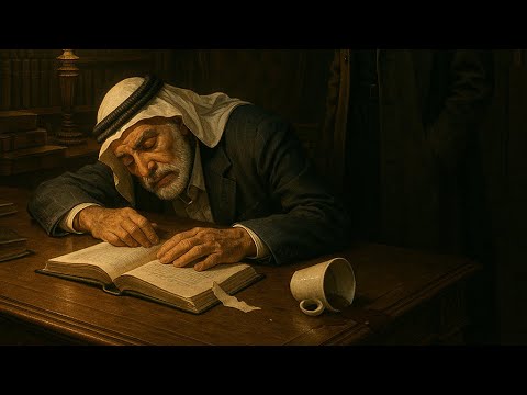 قصه رجل مقتول في مكتبة منزله، والباب كان مغلقًا من الداخل