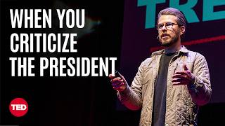 Thumbnail for the video "The Rising Cost of Dissent in America | Miles Taylor | TED" from TED
