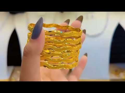Beautiful Casual Wear Gold Bangles Designs