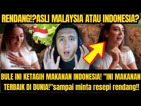 🇮🇩 BULE INI KETAGIH MAKANAN INDONESIA! "INI MAKANAN TERBAIK DI DUNIA!"🇲🇾REACTION🇮🇩