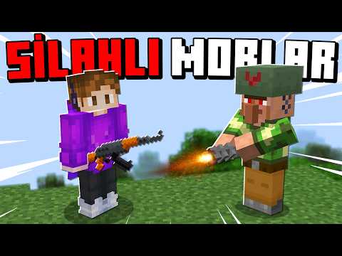 Minecraft MOBLARINI SİLAHA ÇEVİRİYORUM!