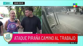 🔴GRAND BOURG: ATAQUE PIRAÑA CAMINO AL TRABAJO