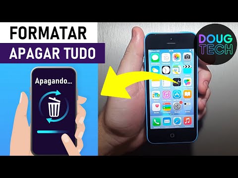 Como FORMATAR/APAGAR TUDO em iPhone Antigo