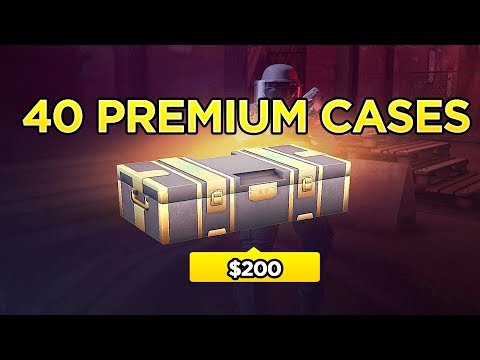 OPENING 40 Premium Cases in Critical Ops ($200)! C-OPS Case Opening