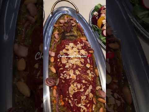 سمك باللوز ومطيشة معسلة من قااع الخابيةمن تقديم @Chef_maman_hanane