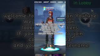 Comment “Fuzz” to join #fortnite #clan #Fuzzclan