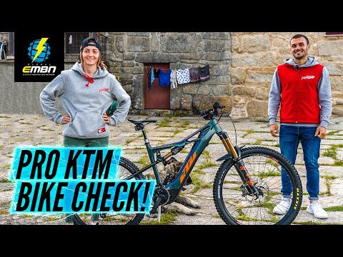 Laura Charles & Tiago Ladeira Custom KTM Bikes! | EMBN Pro Bike Check