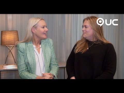 Gabriella intervjuar Jennie Sandén från Danske Bank
