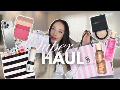 SUPER HAUL 🛍️ TODO MODA, Victoria's Secret, Sephora, DIOR & más!!!! 🎧🎀✨