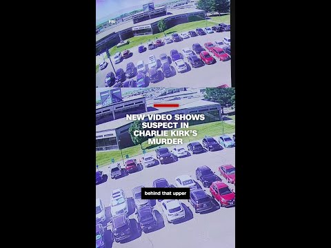 New video shows suspect in Charlie Kirk's murder