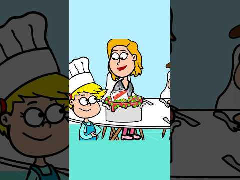 Aujourd'hui, Emma cuisine pour la famille. 👩🏼🍳🥄 #bonappétit #chansonspourenfants #drole_videos