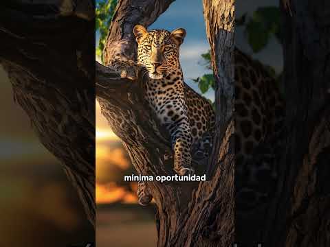 Leopardo Escapa de un Enorme Tigre #shorts #animales