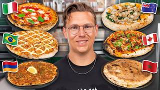Eating EVERY Pizza In The WORLD (Ok, We Made 6 Really Cool Pizzas But Everything Is Clickbait Now)
