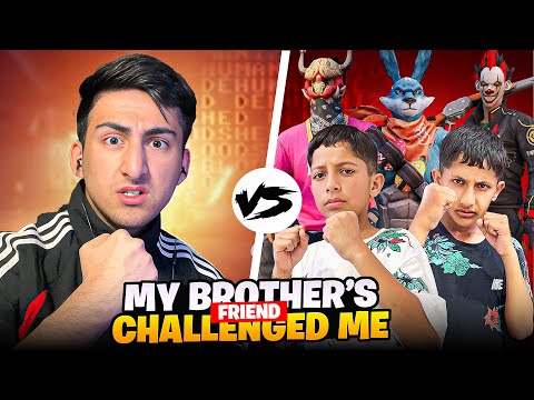My Brothers School Friends Challenge😡Me For 1 Vs 6😱😂[A_s Gaming] - Free Fire India