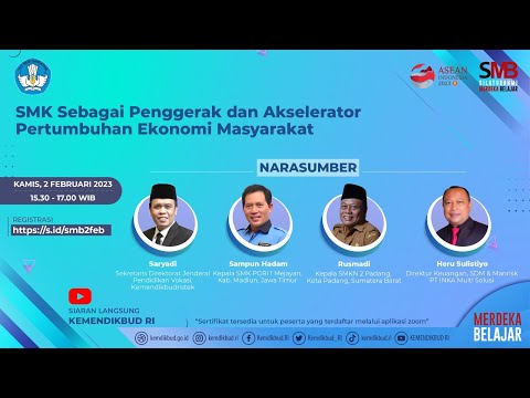 SMB: SMK Sebagai Penggerak dan Akselerator Pertumbuhan Ekonomi Masyarakat