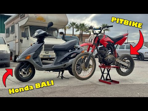 RESTAURO 3 MOTOS en 5 DIAS | PITBIKE, HONDA BALI, VESPA