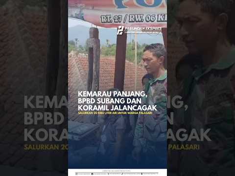 BPBD Subang & Koramil Jalancagak Salurkan Air Bersih #subang #shorts #viral #airbersih