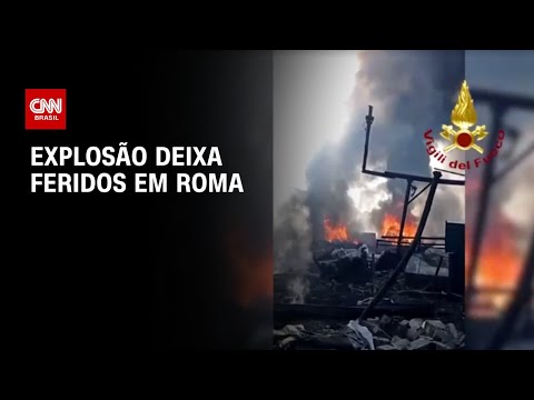 ​Explosão em posto de gasolina deixa 27 feridos em Roma | LIVE CNN