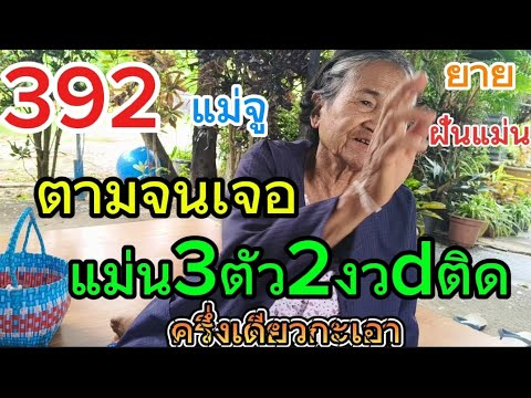 ตามจนเจอ แม่จู392 ที่มา3ตัว2งวdติด บอกไผกะบ่เซีย  ต่องวd 1/7/68