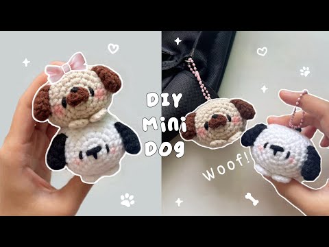 ♡ Crochet Mini Dog Loaf Tutorial | Cute & Easy Puppies ♡