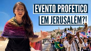 MARCHA DAS NAÇÕES EM JERUSALÉM! Israel com Aline
