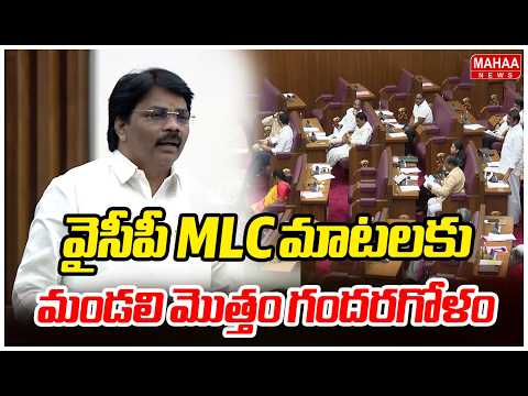 వైసీపీ MLC మాటలకు మండలి మొత్తం గందరగోళం | YSRCP MLC Bommi Israel | Mahaa News