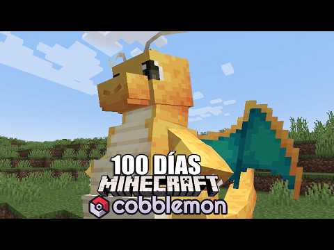 ⏰ [RETO POKÉMON] PASÉ 100 DÍAS EN MINECRAFT COBBLEMON. ¡ESTO ES LO QUE PASÓ!