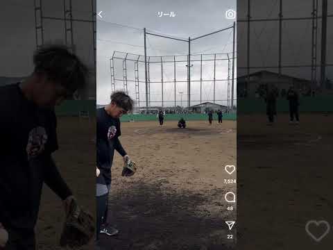 内野手とは思えない今宮のスライダーとストレート🔥