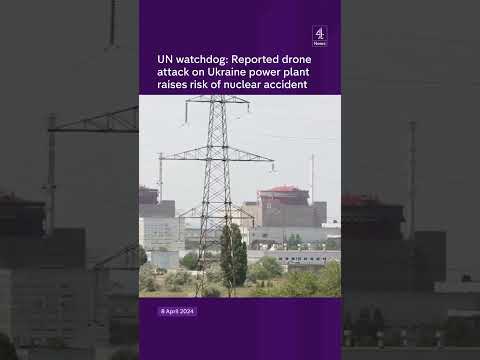 Zaporizhzhia power plant 'drone attack'