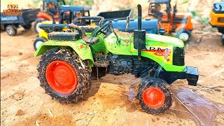 All A2Z Toys collecson clean // jcp tractor exivetor truck // water tenk wash #cs_toy #diy_tractor