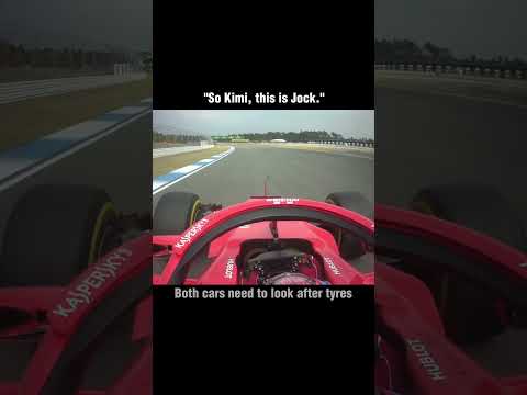 "So Kimi, this is Jock."