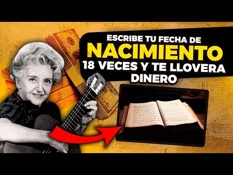 ¡ATENCIÓN! Si Escribes tu FECHA de NACIMIENTO 18 VECES, ESTO te PASARÁ | Conny Méndez