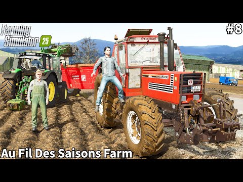 Moving Calf, Spreading Manure & Making Bread & Goat Cheese │Au Fil Des Saison│FS 25│Timelapse#8