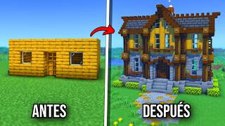TRUCOS para hacer tu CASA de MINECRAFT SURVIVAL INCREIBLE