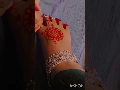 सरल और सुंदर अलता डिजाइन ❣️❣️😘