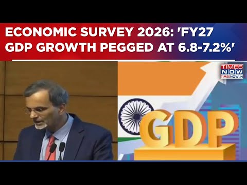 CEA V Anantha Nageswaran Shares Highlights Of Economic Survey: 'FY27 GDP Growth Pegged At 6.8-7.2%'