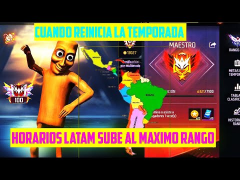Cuando Reinicia La Temporada 45 y empieza la 46 en free fire...