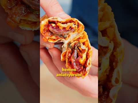 Müthiş Uyum 💯 Nar Ekşili Soğan Salatası ve Ayvalı Lahmacun 🤩 #yemekcom