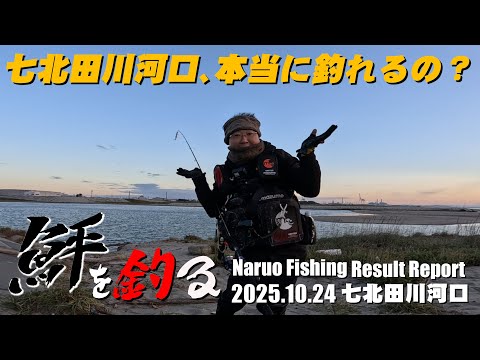 今、ヒラメが釣れていると話題の七北田川河口でナル男が徹底調査！本当に七北田川河口は釣れるのか？