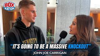 TOP PROSPECT John Joe Carrigan is not looking to mess about for his second fight on Saturday night 😎