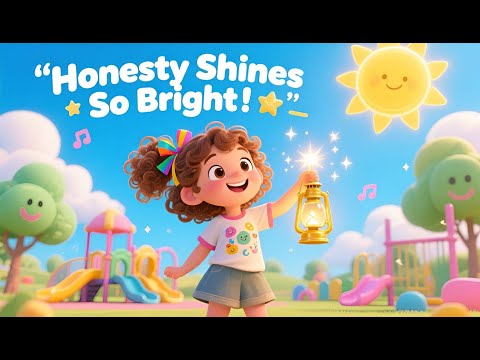 Honesty Song for Kids 🎵 | Moral Story in Rhyme | Learn Good Habits