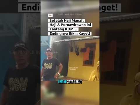 Setelah Haji Manaf, Muncul Lagi Haji Lain! #kdm #kangdedimulyadi #penggusuran #tanah #fypviral