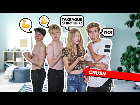 BEING INSECURE TO SEE HOW MY CRUSH REACTS PRANK **Cute Reaction**๐| Sawyer Sharbino semily