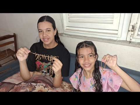 Comprei pulseiras nova para as meninas rotina da manhã