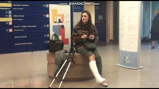 Broken leg, cast, crutches, SLC, part 2