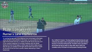 Runner's lane interference