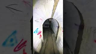 Hinein in den Torpedo Bunker in Mail Losinj